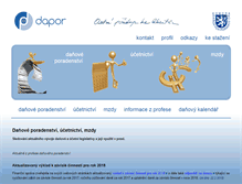Tablet Screenshot of dapor.eu